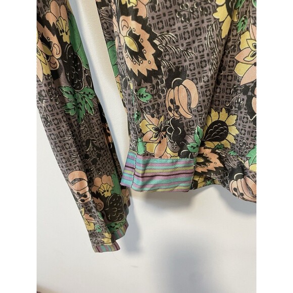 Johnny Was Floral Long Sleeve Blouse No Size No Material Tag See Measurements. - Picture 2 of 8